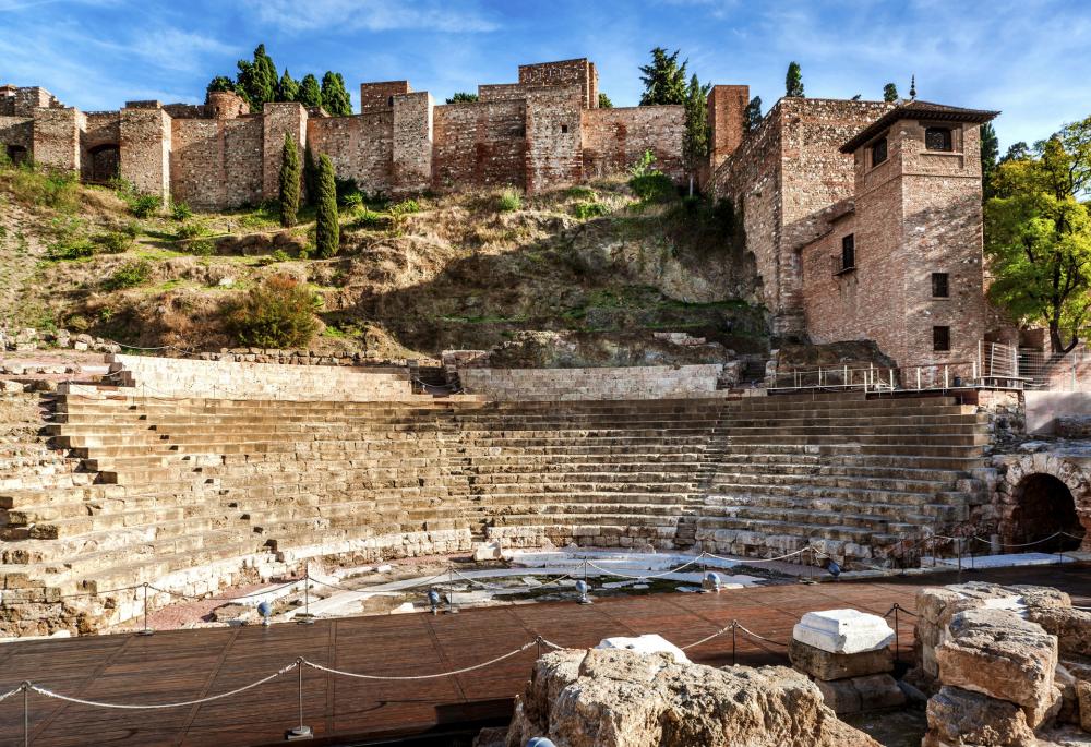 Théâtre romain de Malaga, au pied de l'Alcazaba