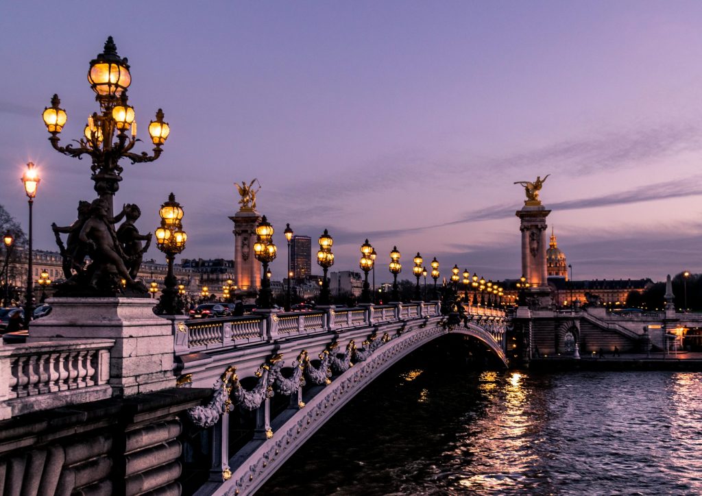 Pont de nuit, à Paris