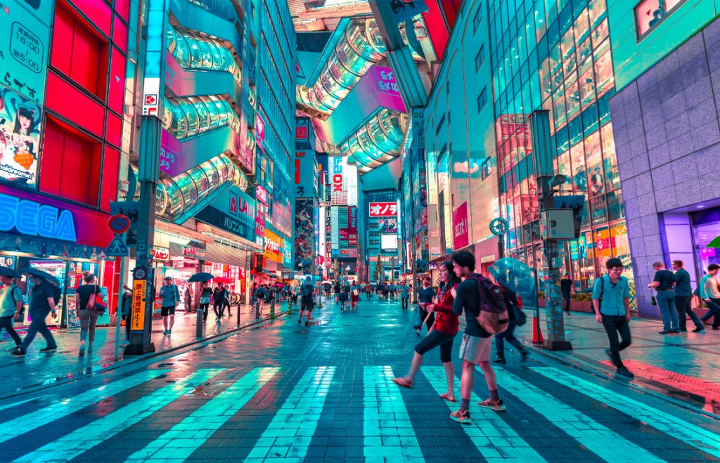 Centre commercial de Tokyo, Japon