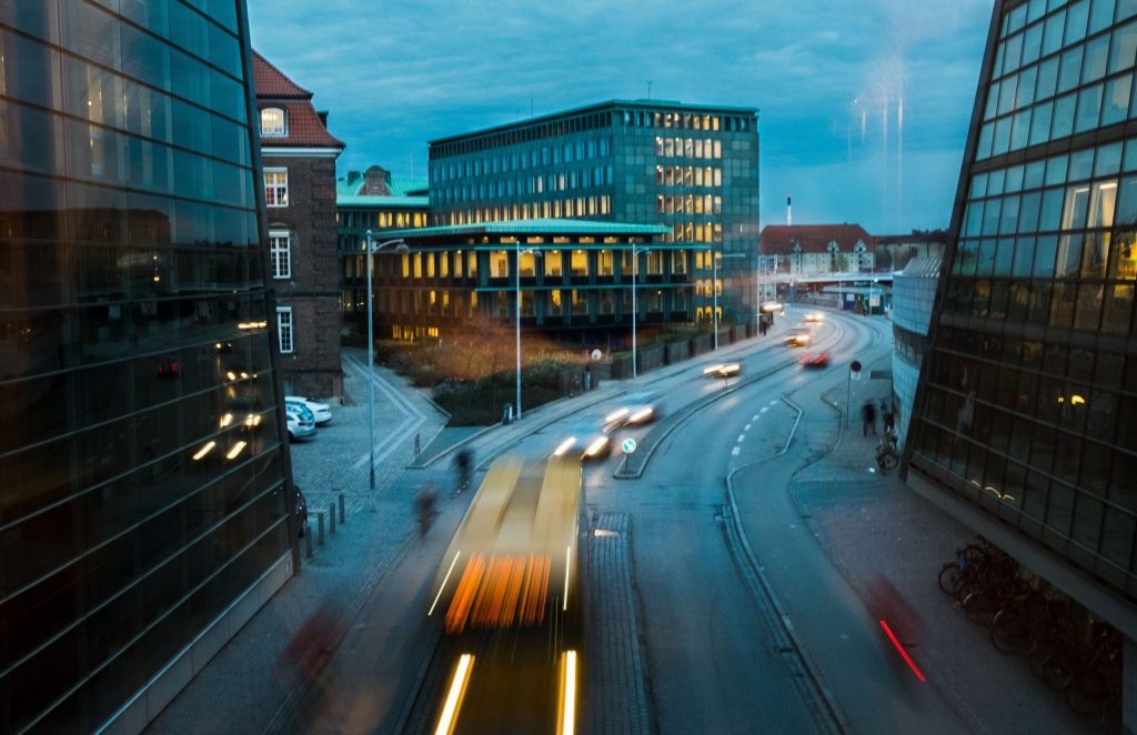 Trafic routier à Copenhague