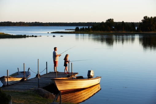 pêche lac suède